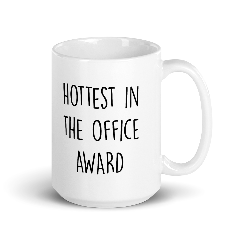 The Office Hottest in the Office Dundie Award White Mug