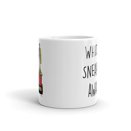 The Office Whitest Sneakers Dundie Award White Mug-3