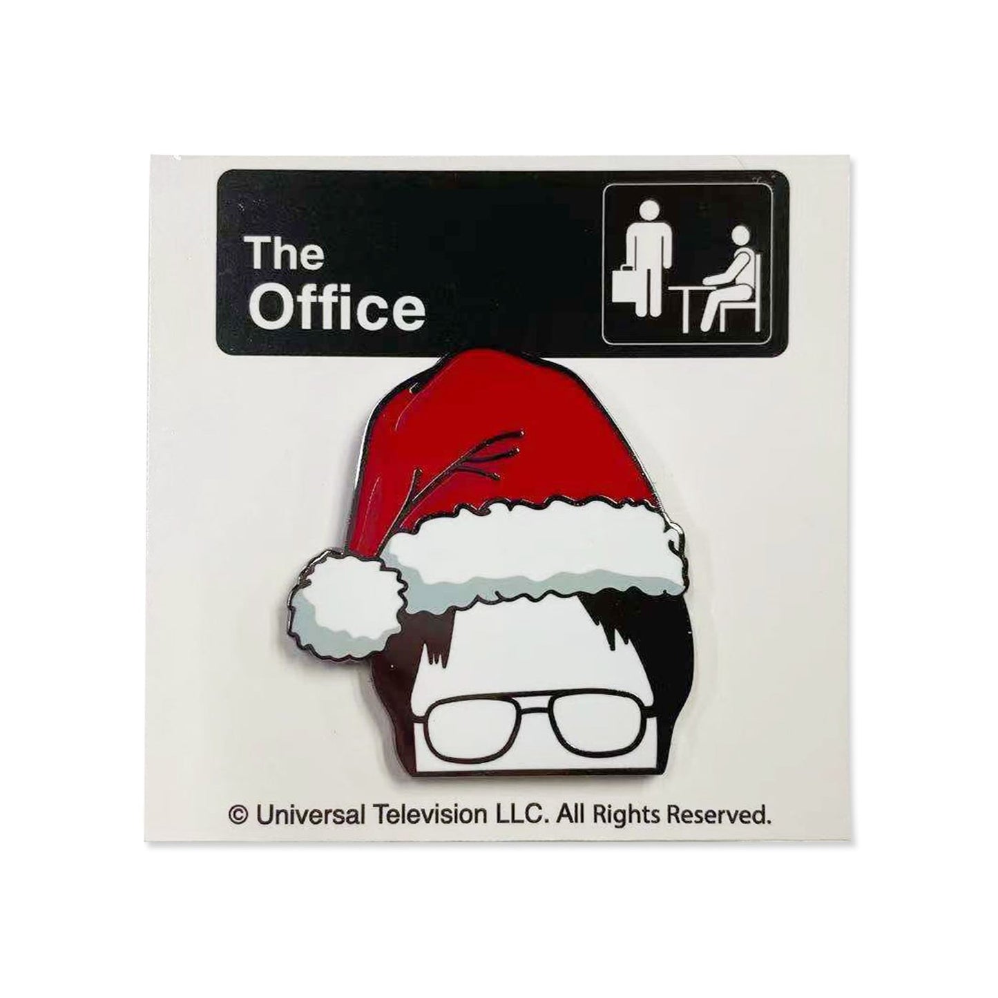 The Office Holiday Dwight Schrute Pin