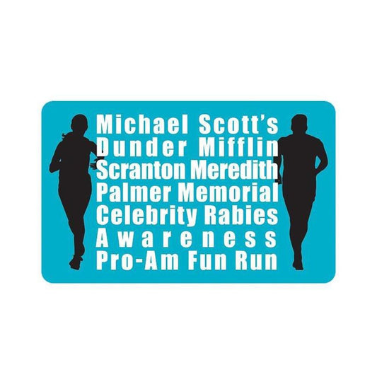 The Office Michael Scott's Fun Run Sticker-0