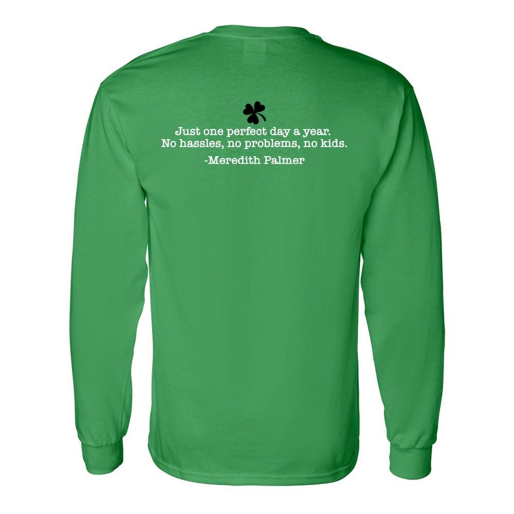 The Office Meredith's Perfect St. Patrick's Day Adult Long Sleeve T-Shirt