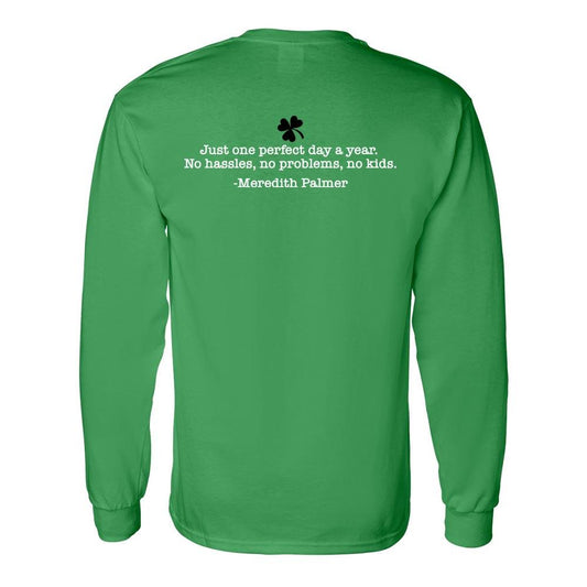 The Office Meredith's Perfect St. Patrick's Day Adult Long Sleeve T-Shirt