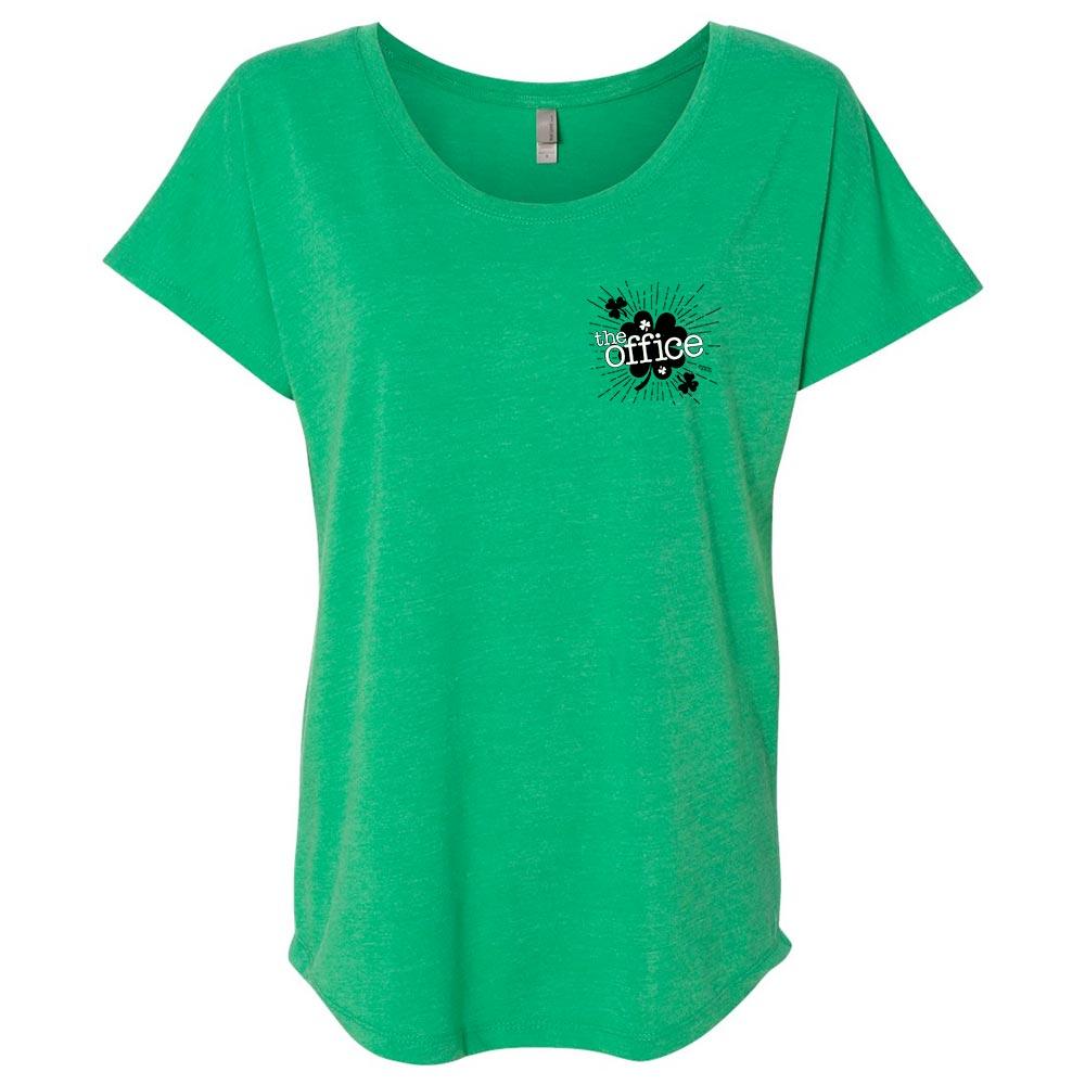 The Office Meredith's Perfect St. Patrick's Day Women's Tri-Blend Dolman T-Shirt