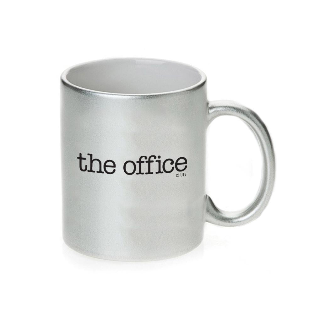 The Office Schrute Farms 11 oz Silver Metallic Mug