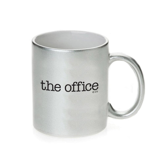 The Office Schrute Farms 11 oz Silver Metallic Mug-2