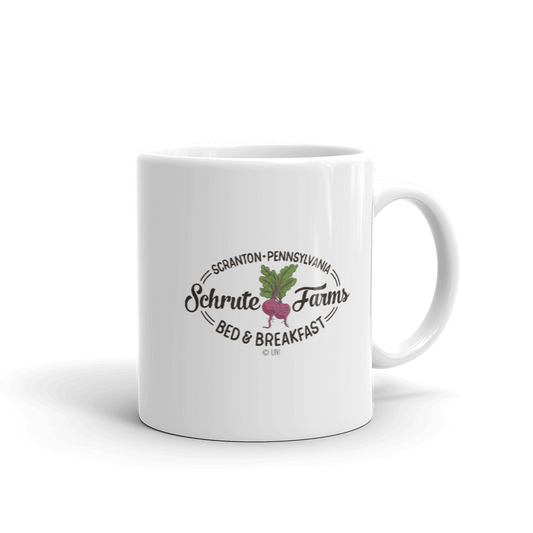 The Office Schrute Farms Bed & Breakfast White Mug-0