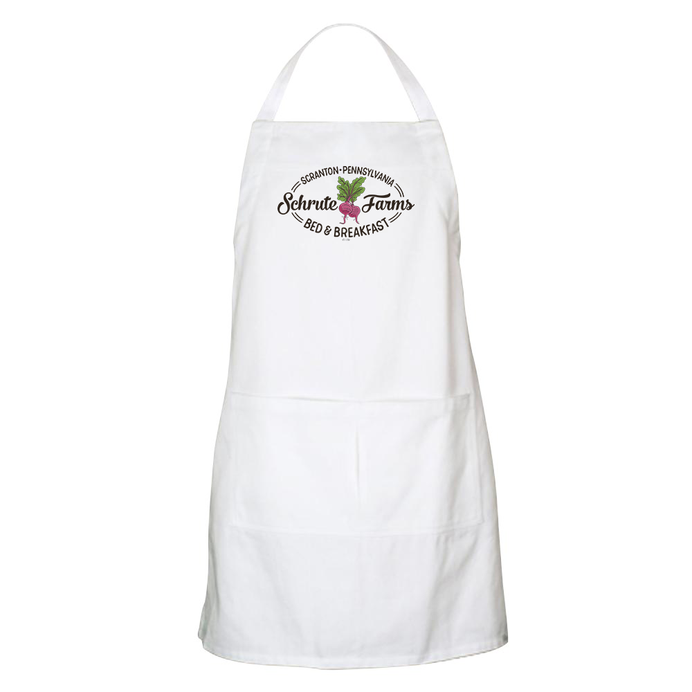 The Office Schrute Farms Bed & Breakfast Apron Apron - With Pockets