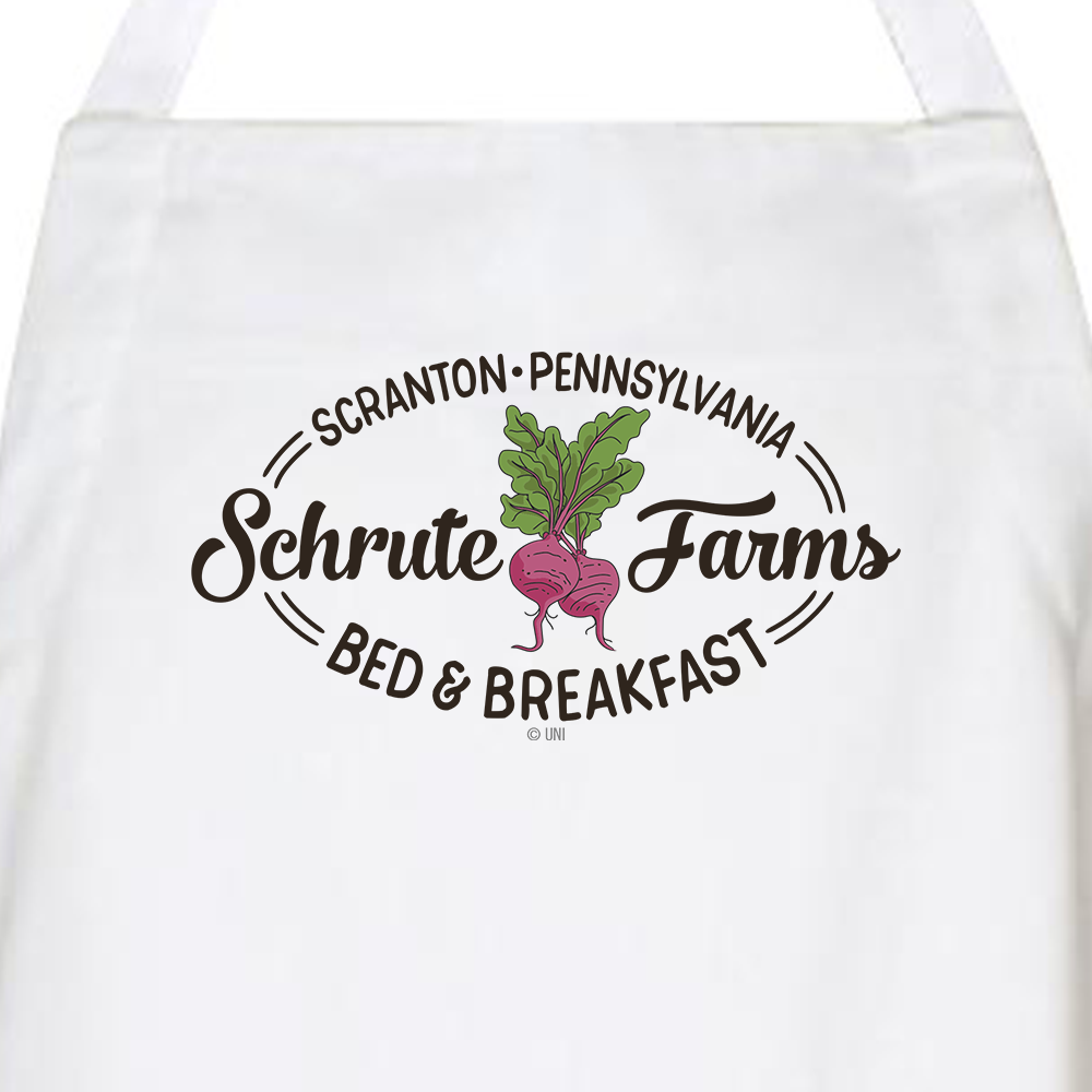 The Office Schrute Farms Bed & Breakfast Apron Apron - With Pockets