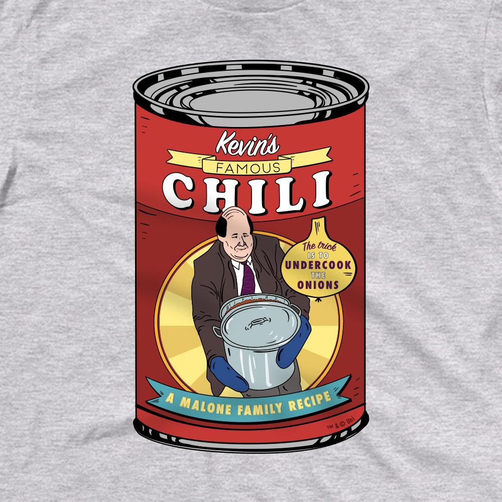 The Office Kevin's Famous Chili Adult Short Sleeve T-Shirt