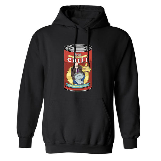 The Office Kevin's Famous Chili Fleece Hooded Sweatshirt-3