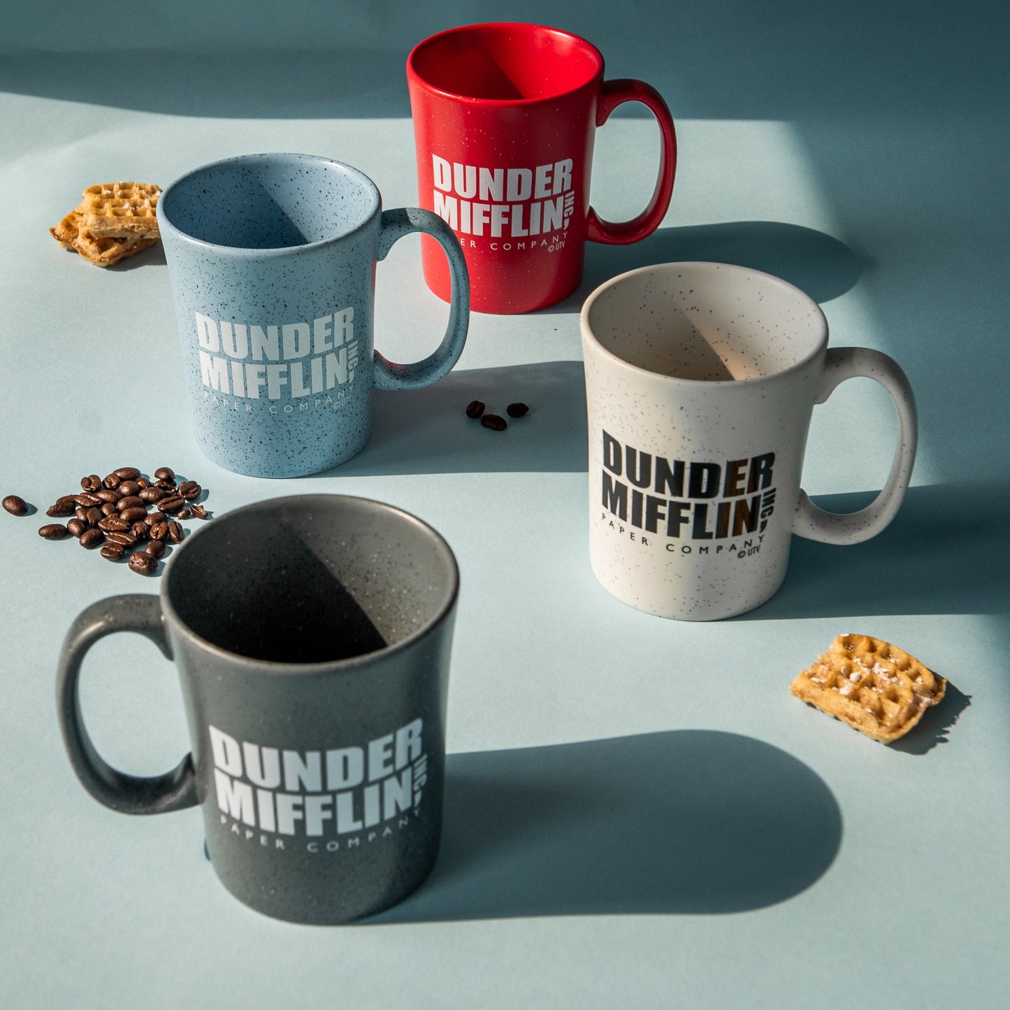 The Office Dunder Mifflin Speckled Diner Mug