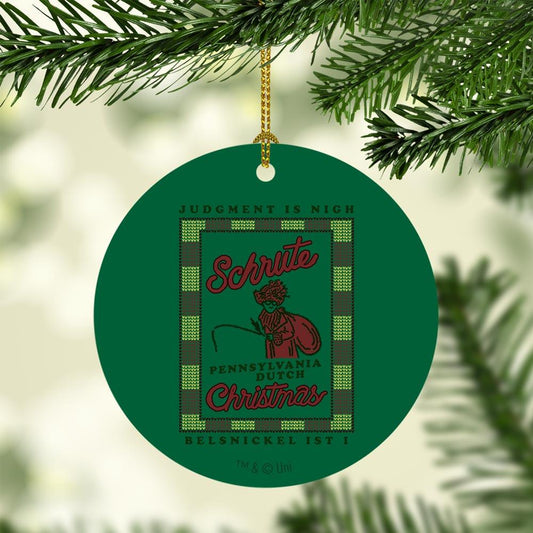 The Office Dwight Belsnickel Double-Sided Ornament