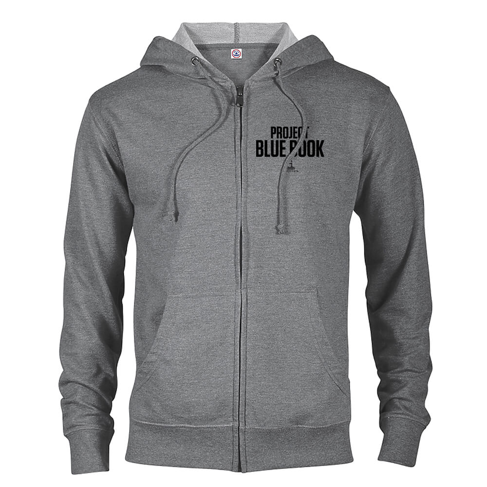 Project Blue Book Lightweight Zip Up Sweatshirt