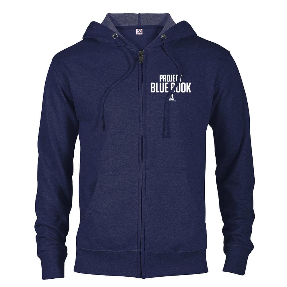Project Blue Book Lightweight Zip Up Sweatshirt