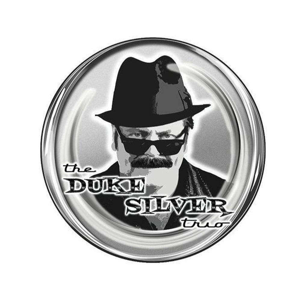 Parks and Recreation Duke Silver Sticker