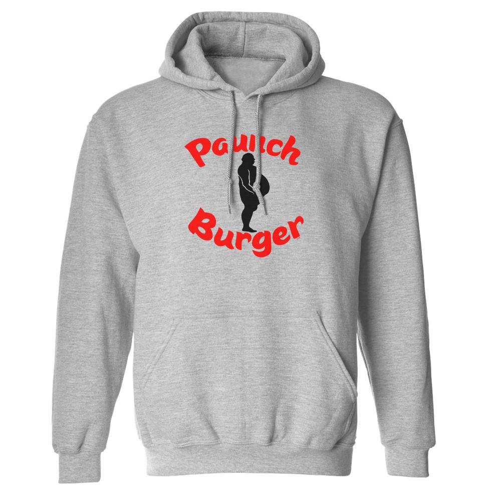 Parks and Recreation Paunch Burger Fleece Hooded Sweatshirt