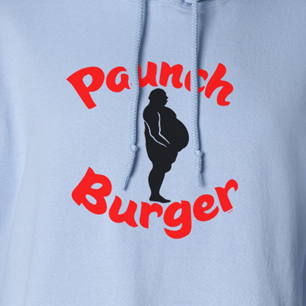 Parks and Recreation Paunch Burger Fleece Hooded Sweatshirt