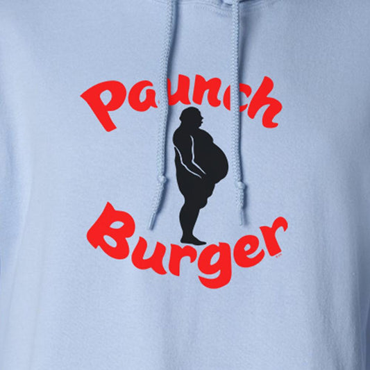 Parks and Recreation Paunch Burger Fleece Hooded Sweatshirt-1