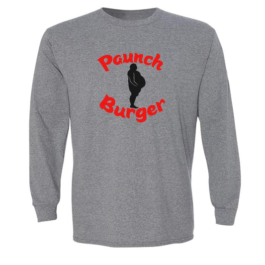 Parks and Recreation Paunch Burger Adult Long Sleeve T-Shirt-3