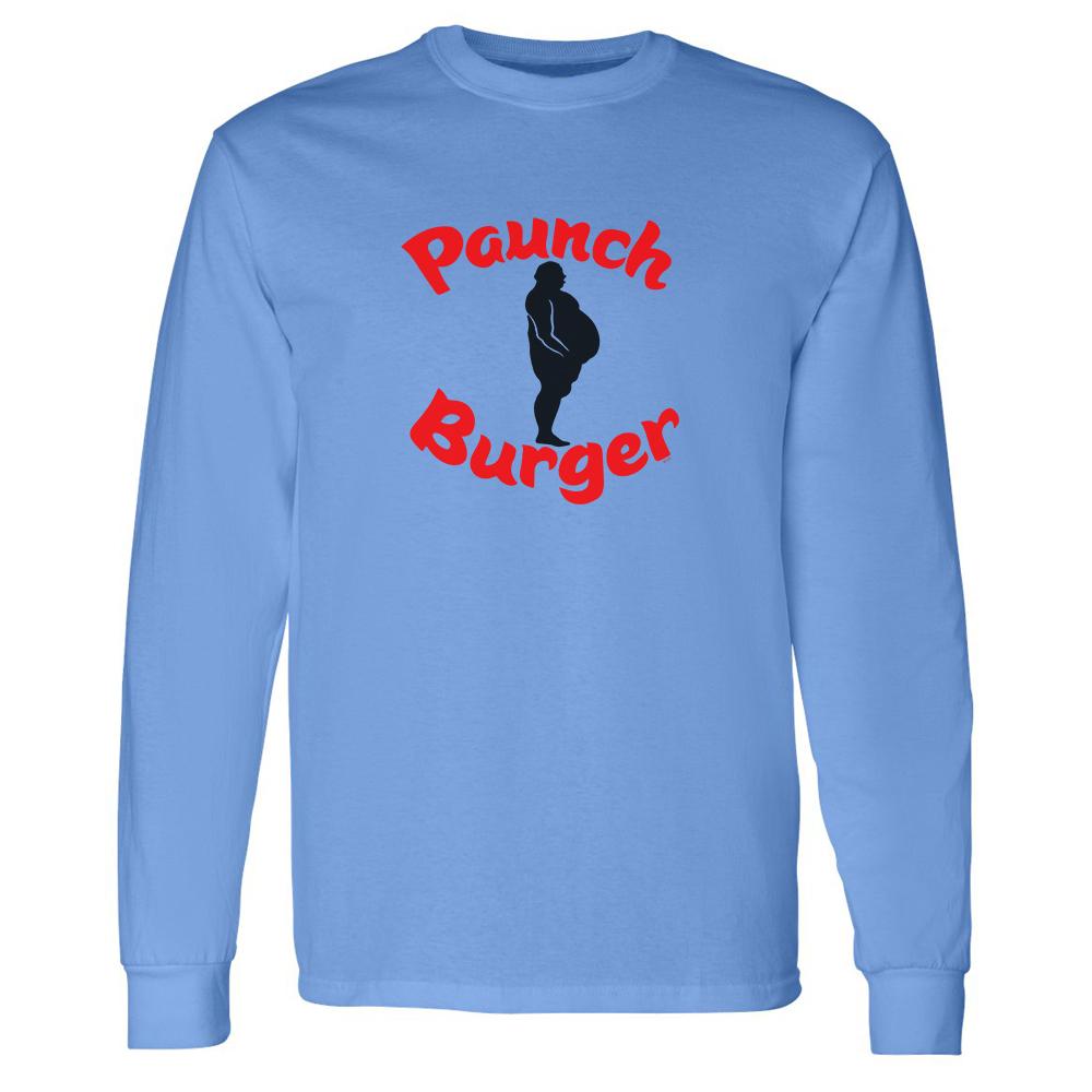 Parks and Recreation Paunch Burger Adult Long Sleeve T-Shirt