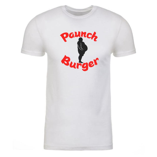 Parks and Recreation Paunch Burger Adult Short Sleeve T-Shirt-0