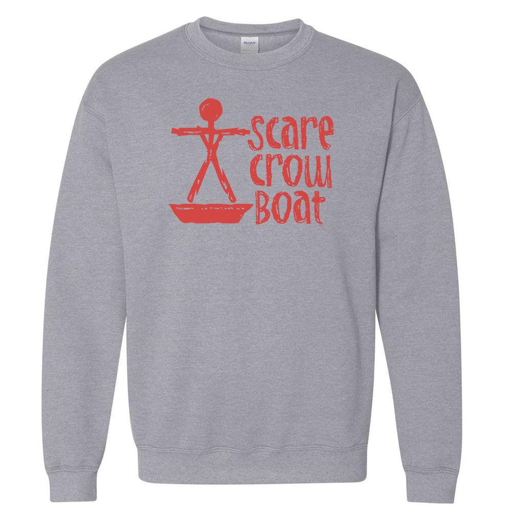 Parks and Recreation Scarecrow Boat Fleece Crewneck Sweatshirt