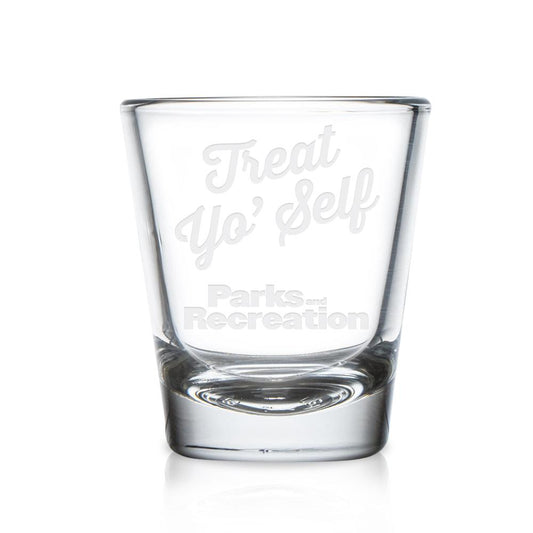 Parks and Recreation Treat Yo Self Shot Glass-0