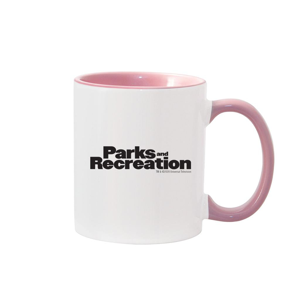 Parks and Recreation Karate Punch Two-Tone Mug