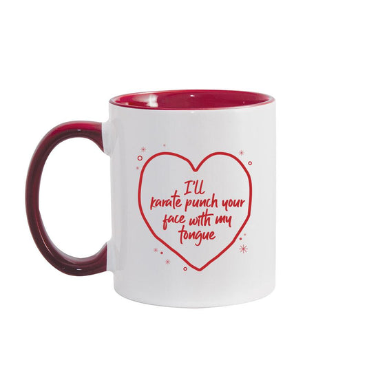 Parks and Recreation Karate Punch Two-Tone Mug-0