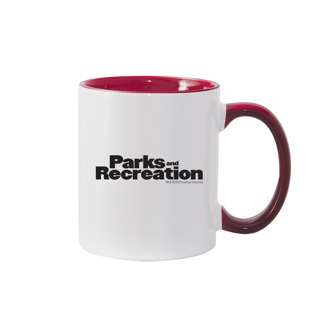 Parks and Recreation Karate Punch Two-Tone Mug