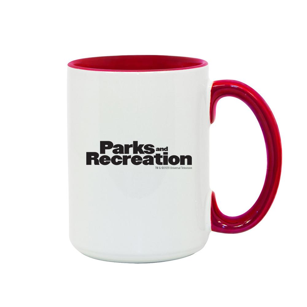 Parks and Recreation Karate Punch Two-Tone Mug