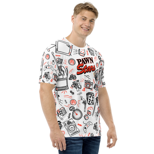 Pawn Stars Doodles Unisex Short Sleeve T-Shirt-3