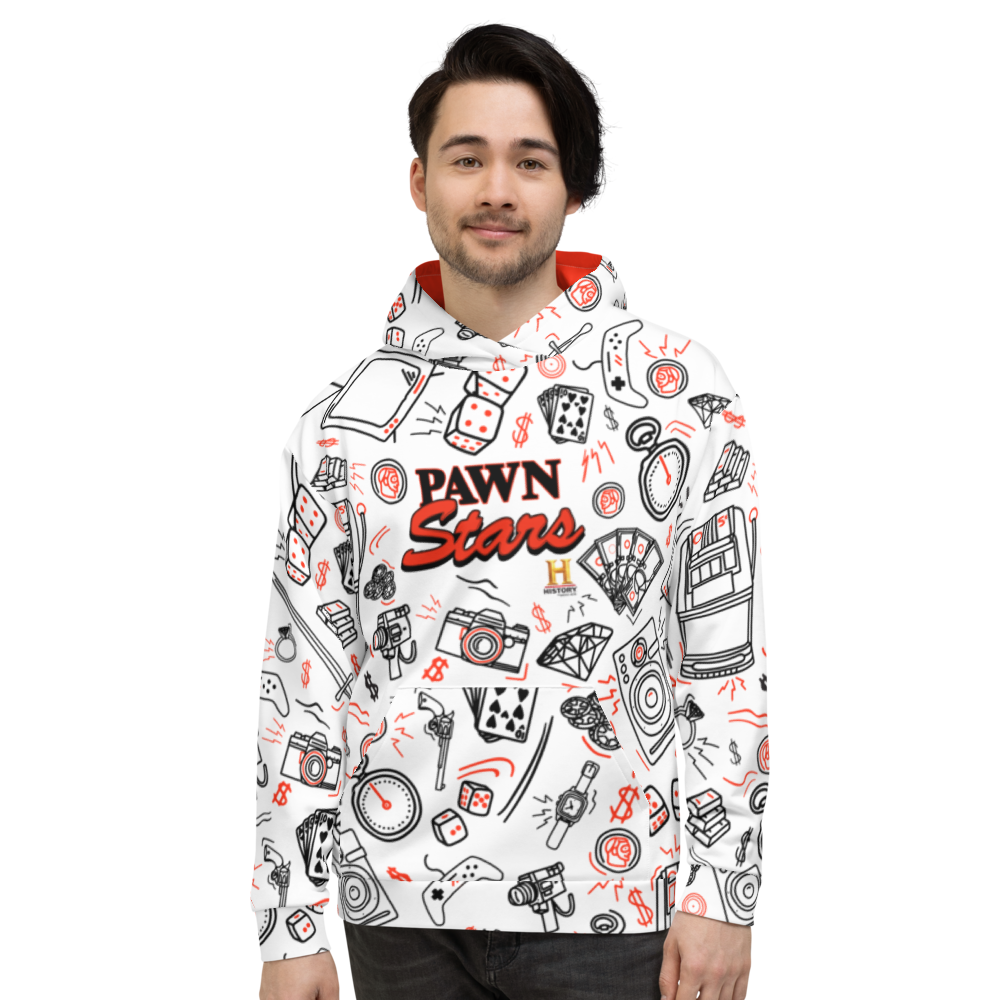 Pawn Stars Doodles Unisex Hooded Sweatshirt