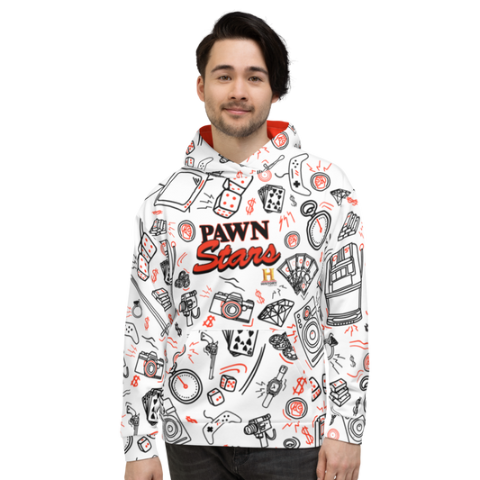 Pawn Stars Doodles Unisex Hooded Sweatshirt-0