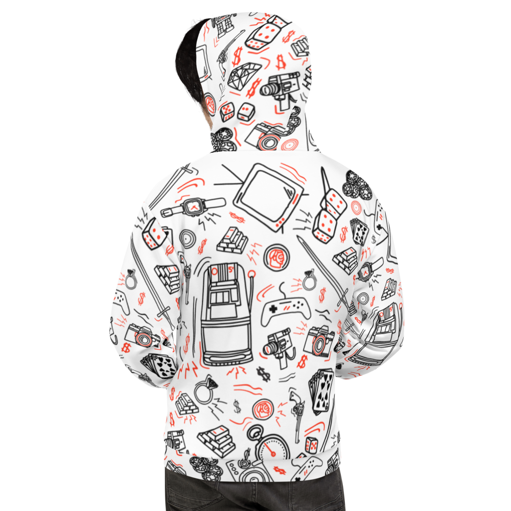 Pawn Stars Doodles Unisex Hooded Sweatshirt