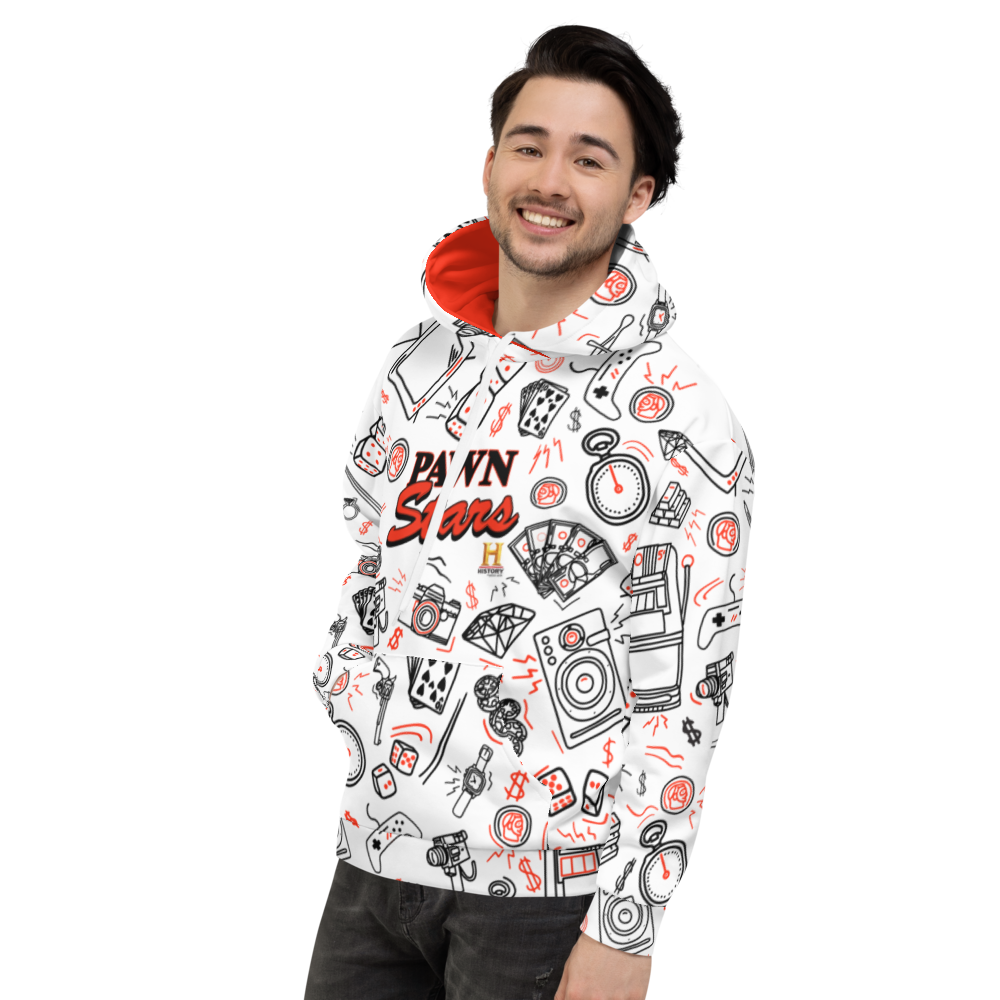 Pawn Stars Doodles Unisex Hooded Sweatshirt