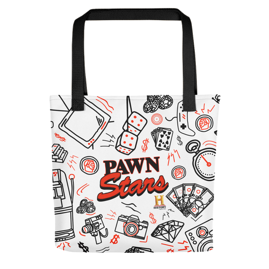 Pawn Stars Doodles Premium Tote Bag-1