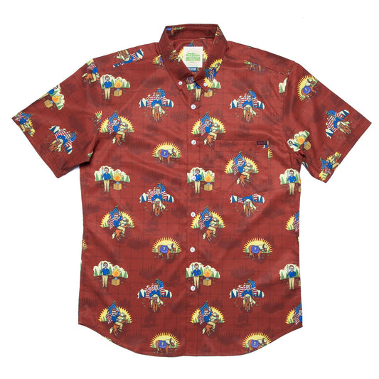 Parks and Recreation Ron Loves Li'l Sebastian Button Down Shirt