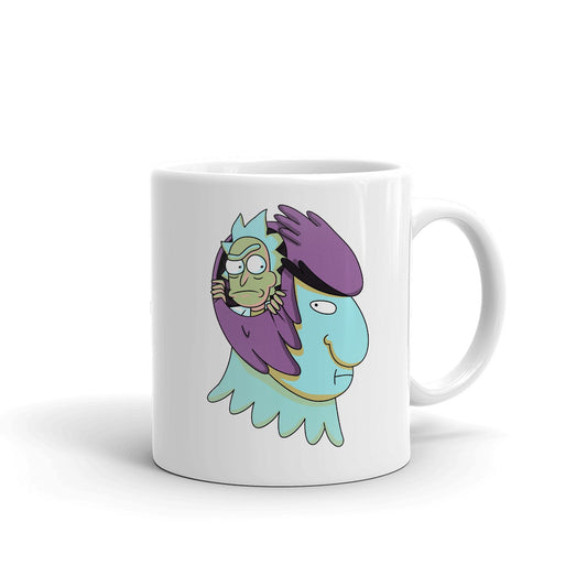 Rick and Morty Birdperson and Rick White Mug-2