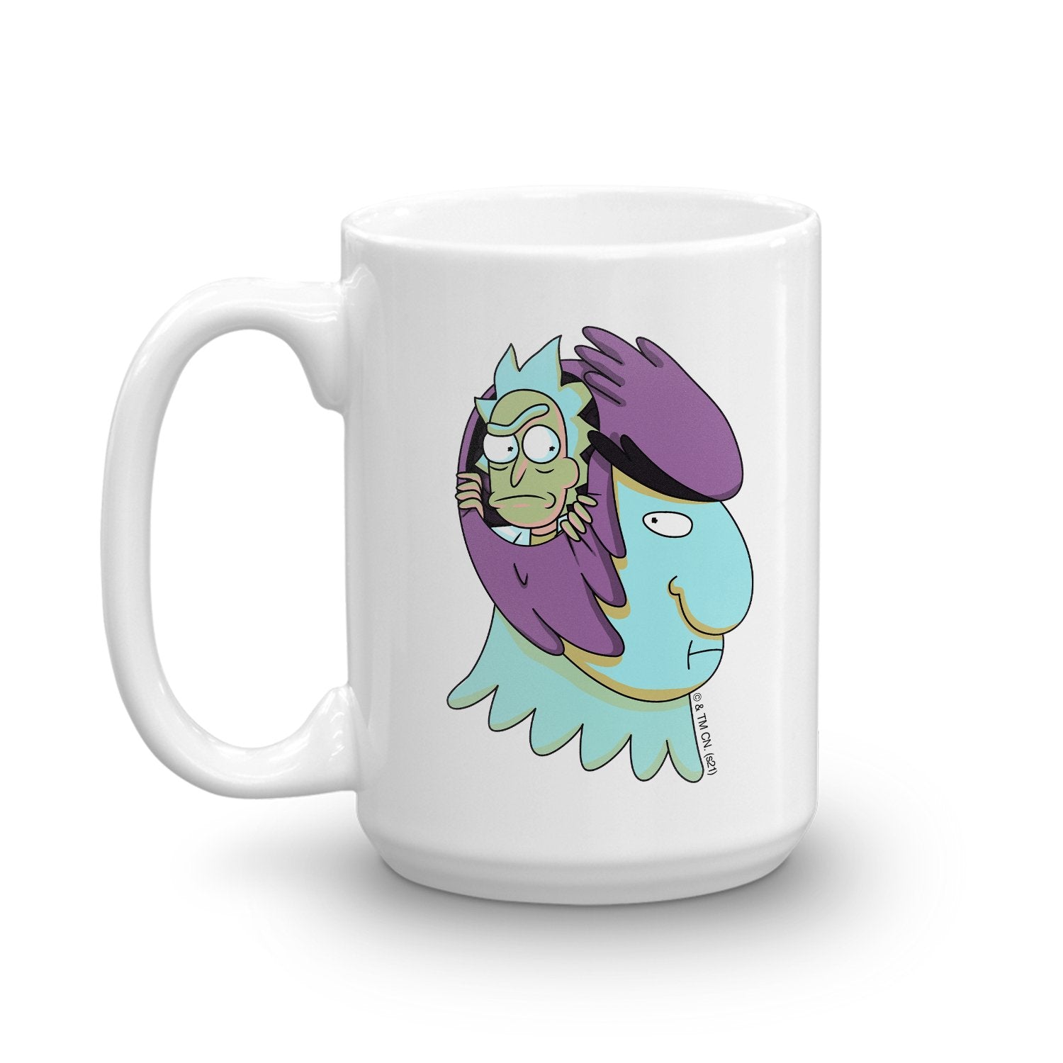 Rick and Morty Birdperson and Rick White Mug