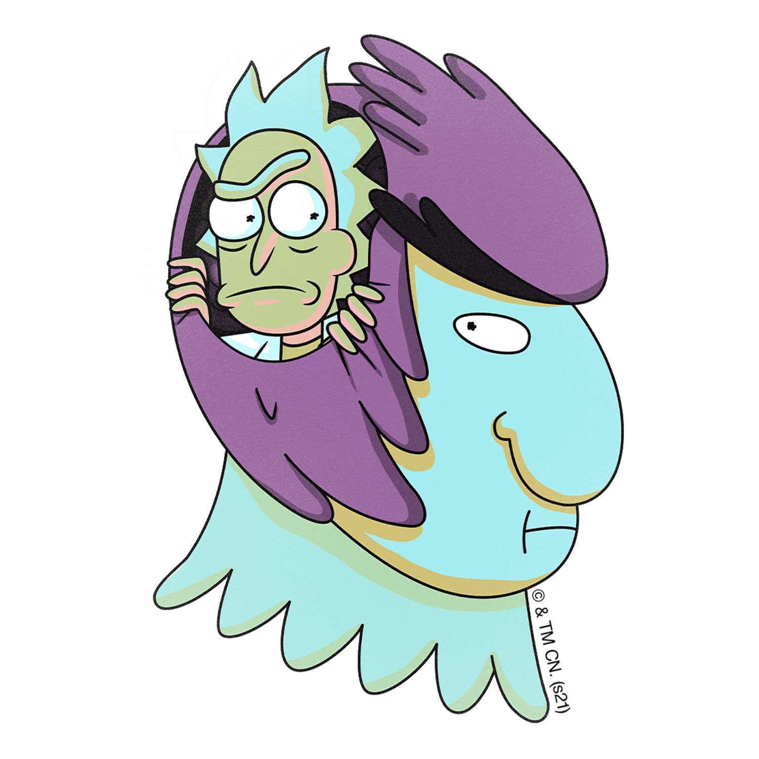 Rick and Morty Birdperson and Rick White Mug