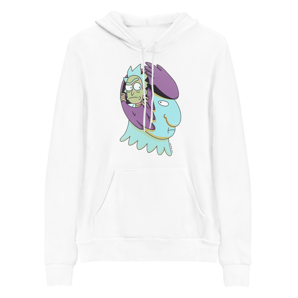 Rick and Morty Birdperson and Rick Adult Fleece Hooded Sweatshirt