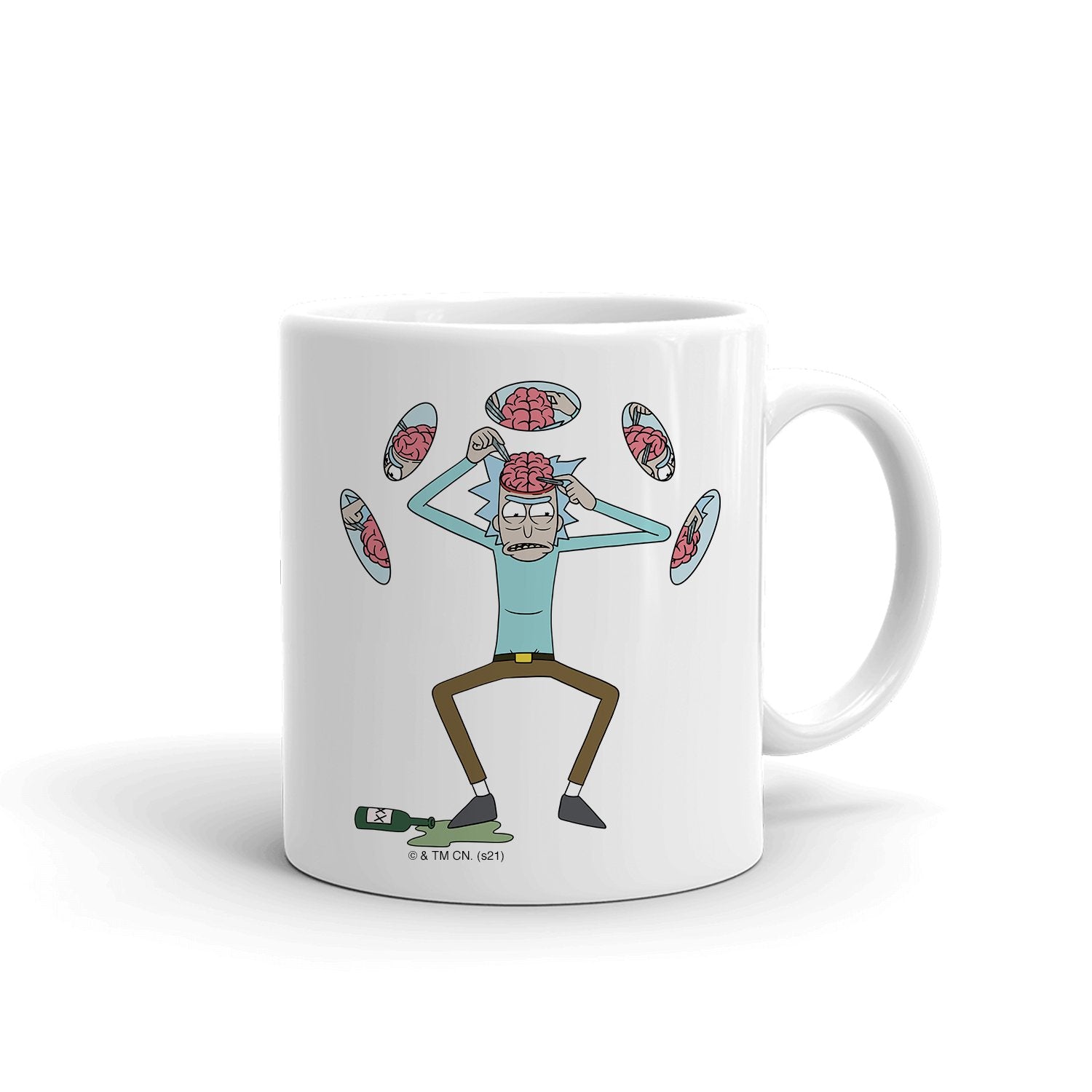 Rick and Morty Brain Tweezer Season 5 Episode 2 Black Mug