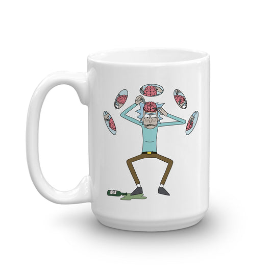 Rick and Morty Brain Tweezer Season 5 Episode 2 Black Mug-0