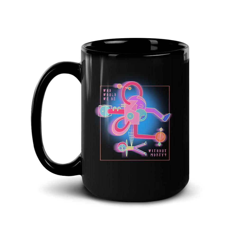 Rick and Morty Cubist Morty Season 5 Episode 1 Black Mug