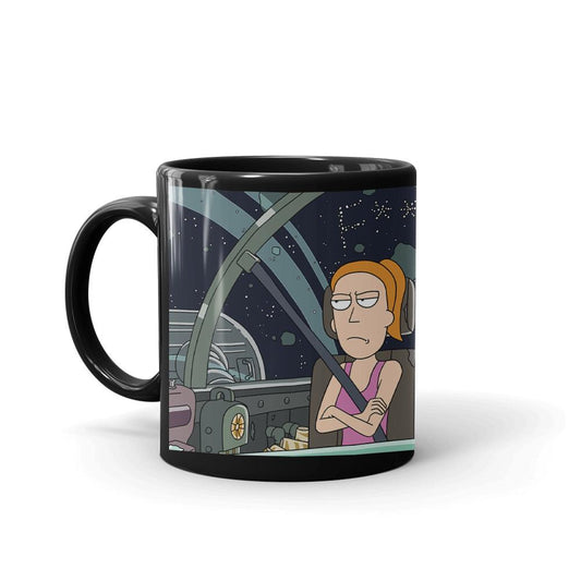 Rick and Morty F**k Love Black Mug-2