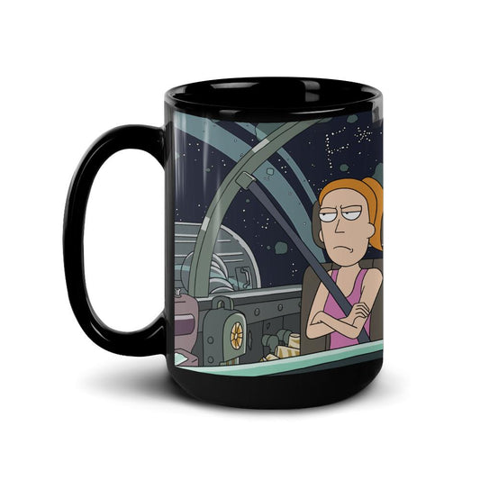 Rick and Morty F**k Love Black Mug-3