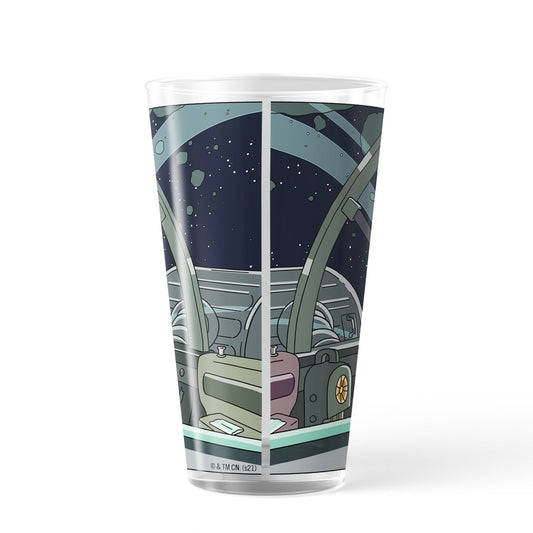 Rick and Morty F**k Love 17 oz Pint Glass-3