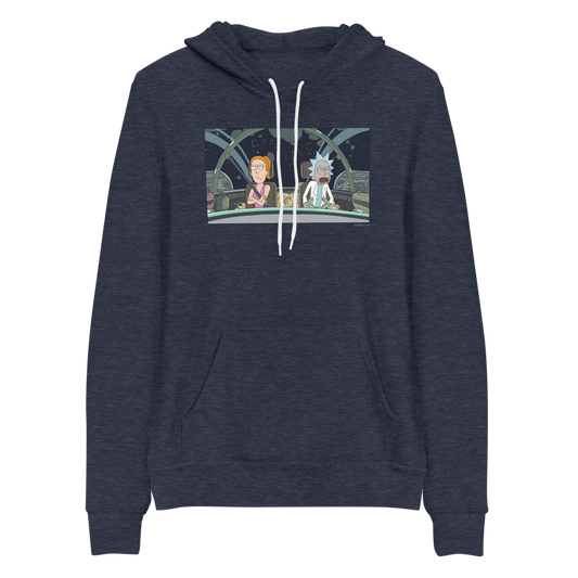 Rick and Morty F**k Love Adult Fleece Hooded Sweatshirt-0