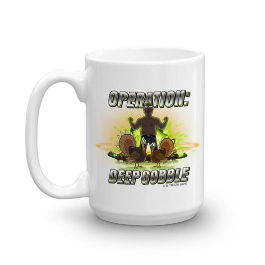 Rick and Morty Operation Deep Gobble White Mug-4